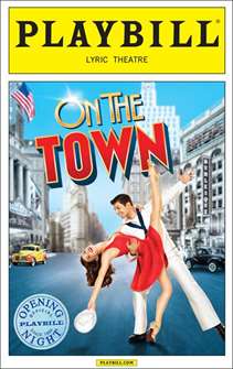 On the Town Limited Edition Official Opening Night Playbill (2014 Revival) 